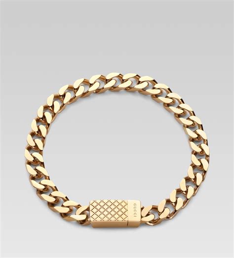 bracelet gucci pour homme|gucci gold bracelets for men.